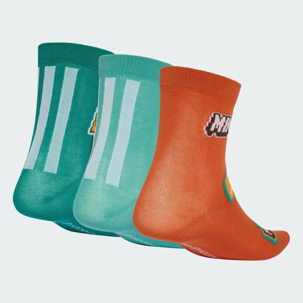 Imagem 2 do produto Kit Meias adidas x Minecraft com 3 Pares Infantil