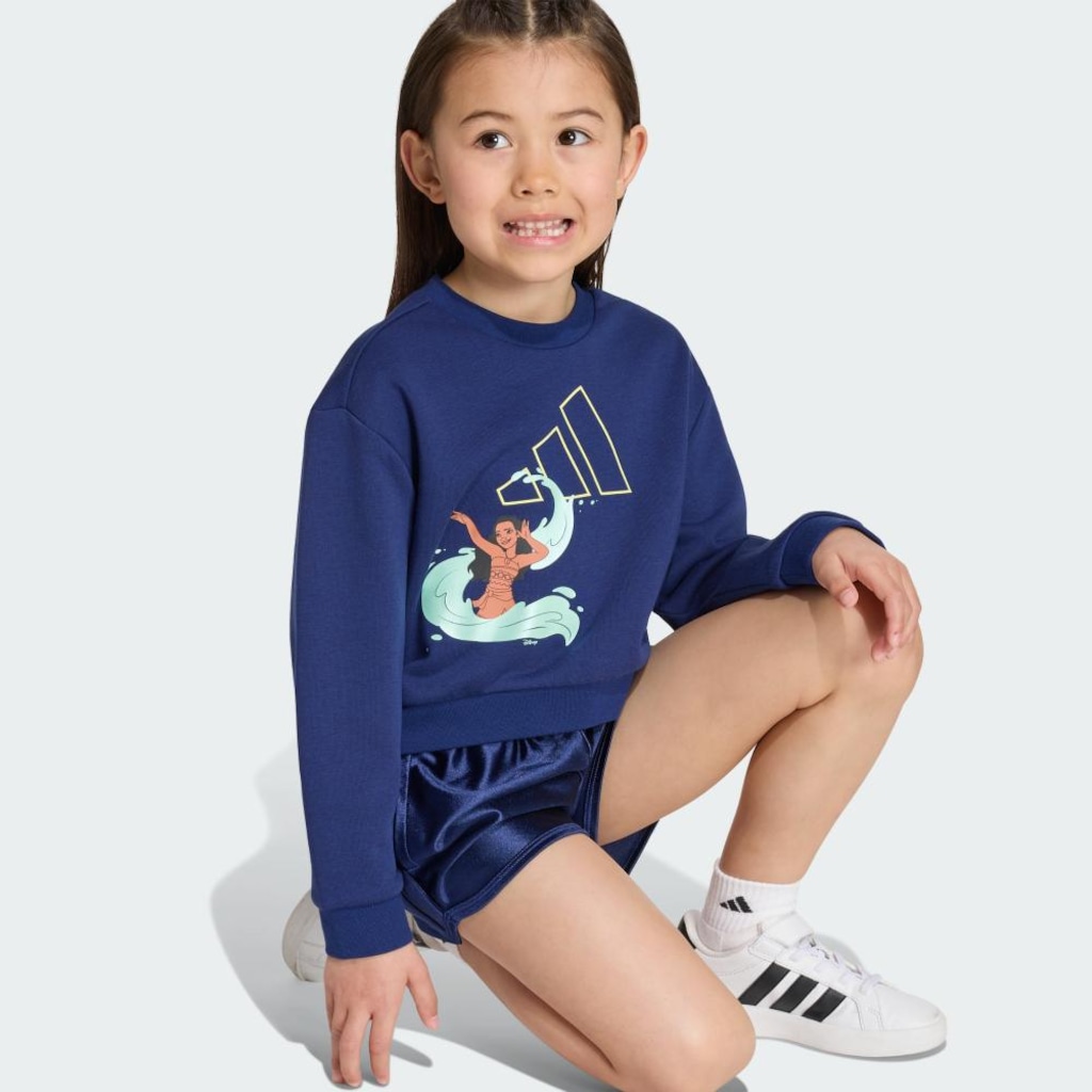 Imagem 5 do produto Conjunto Blusão de Moletom adidas + Shorts Disney Infantil