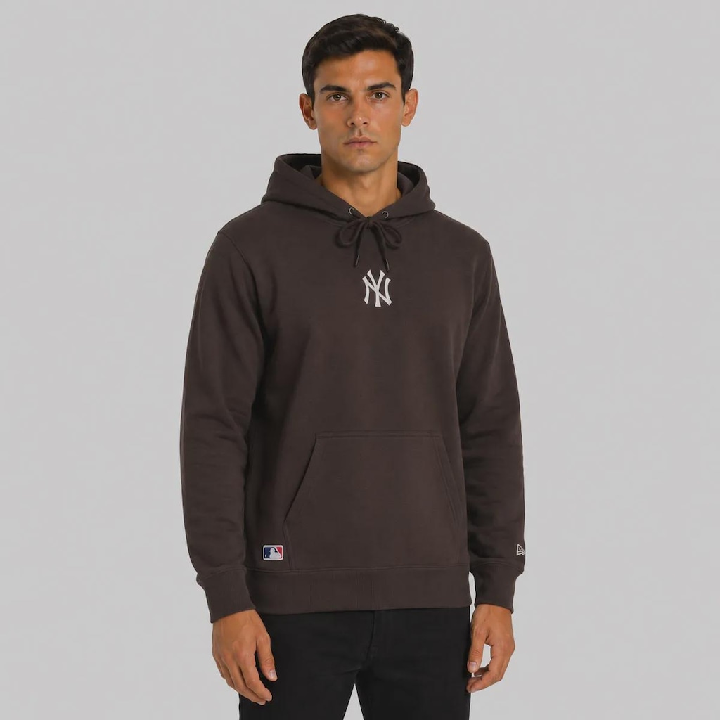 Imagem 2 do produto Blusão de Moletom New Era New York Yankees MLB Canguru com Capuz Masculino