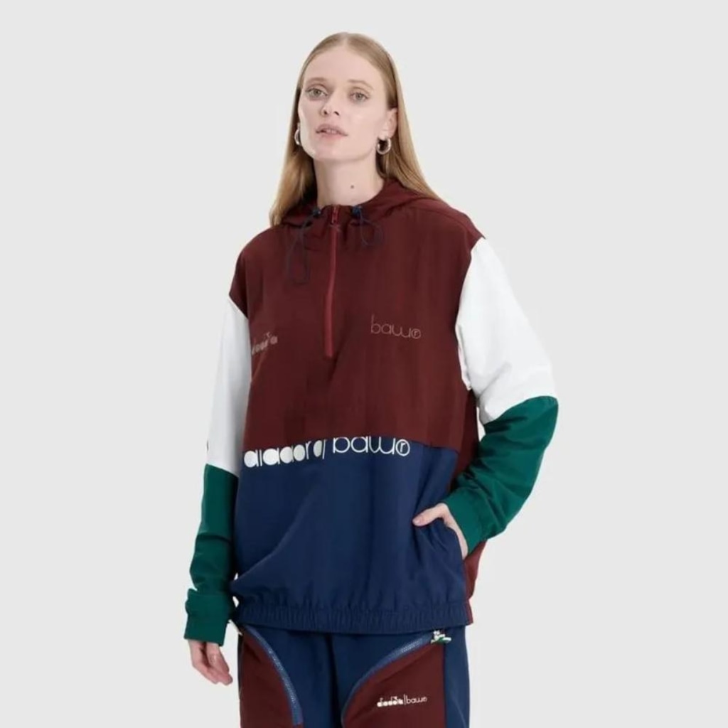 Imagem 2 do produto Jaqueta Baw X Diadora Wind Half Zip Unissex