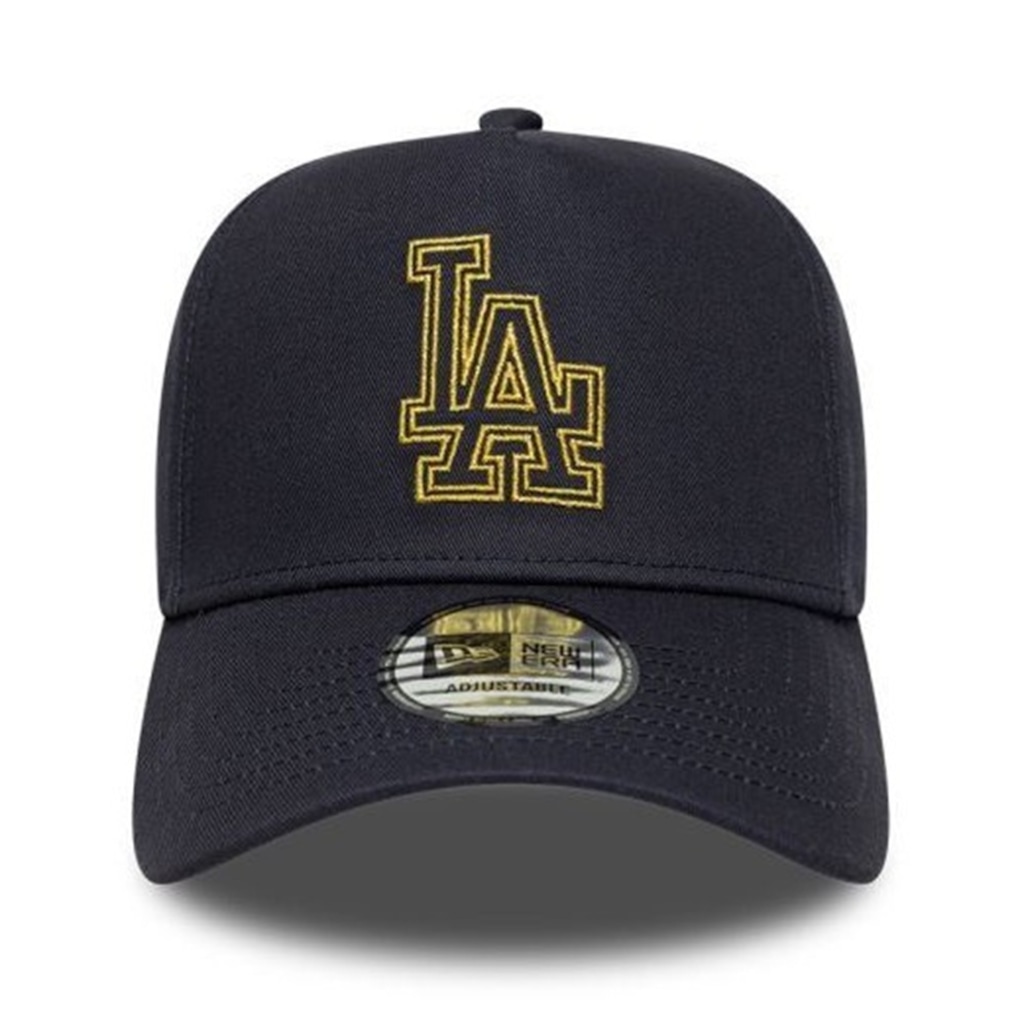 Imagem 2 do produto Boné Unissex New Era 9Forty AFrame Los Angeles Dodgers Metallic - Aba Curva