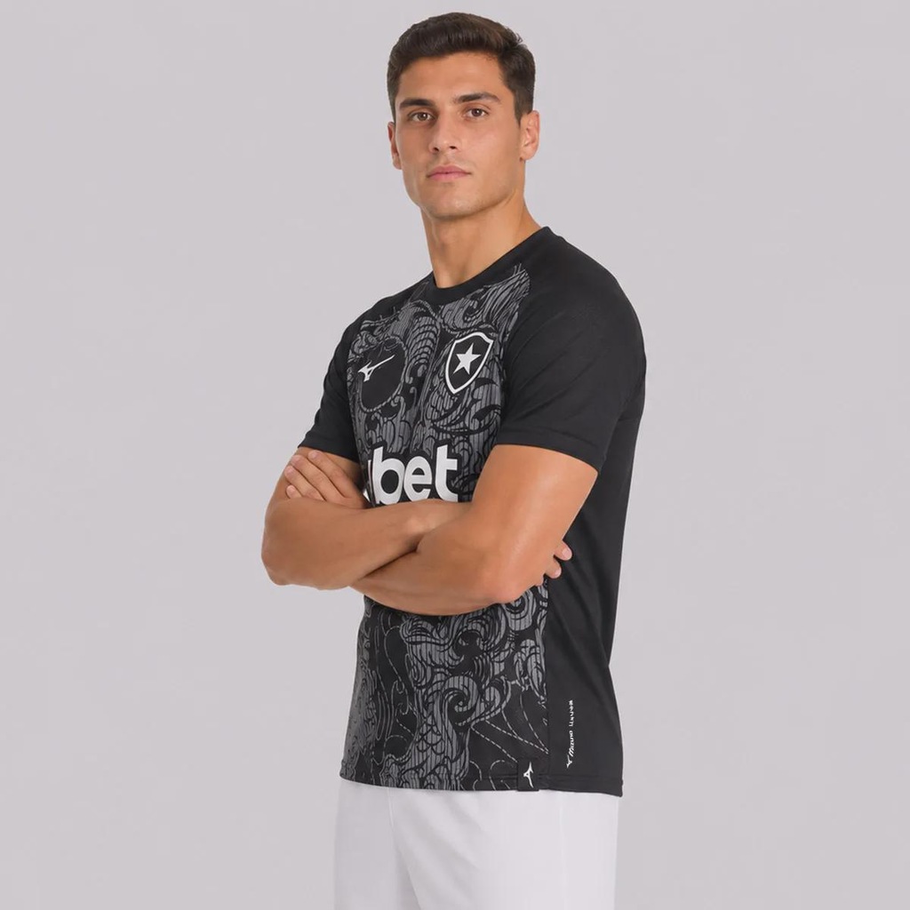Imagem 3 do produto Camisa do Botafogo Aquecimento 26/27 Mizuno Masculina