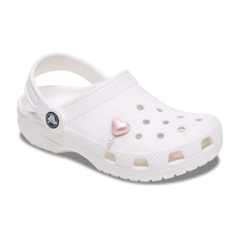 Imagem 3 do produto Jibbitz™ Crocs Coração de Pérola Rosa Único - Unissex