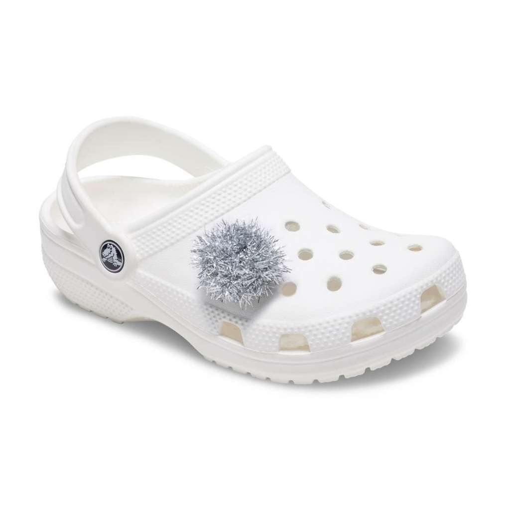 Imagem 2 do produto Jibbitz™ Crocs Pompom Prata Única - Unissex