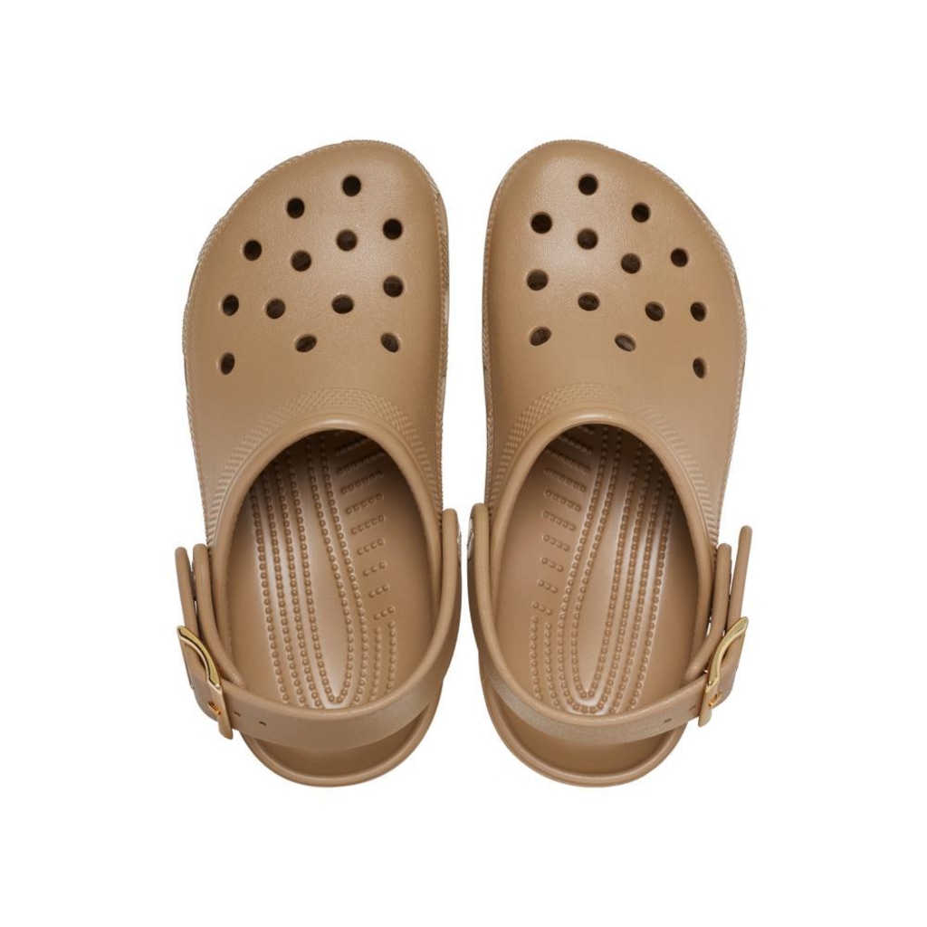 Imagem 4 do produto Sandália Crocs Classic Metallic Buckle Clog Sepia - Unissex