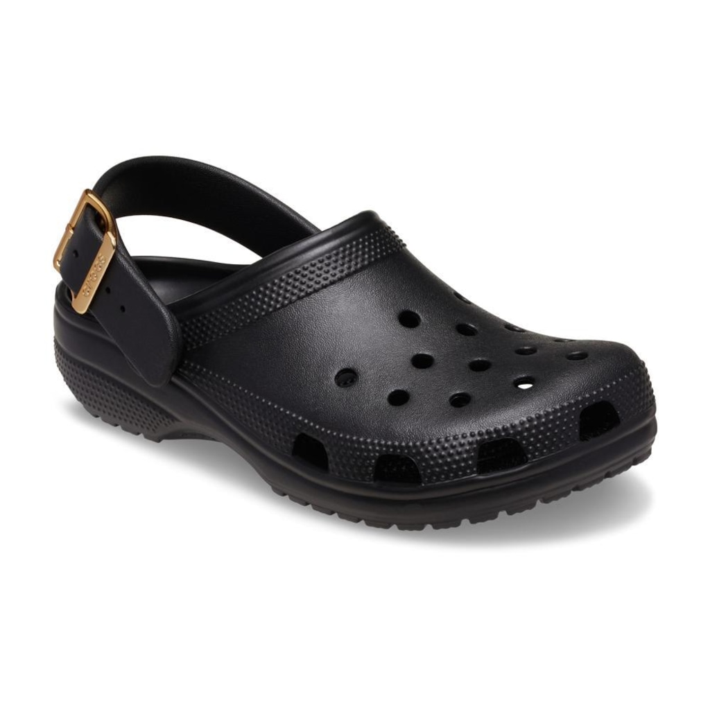 Imagem 2 do produto Sandália Crocs Classic Metallic Buckle Clog Black - Unissex