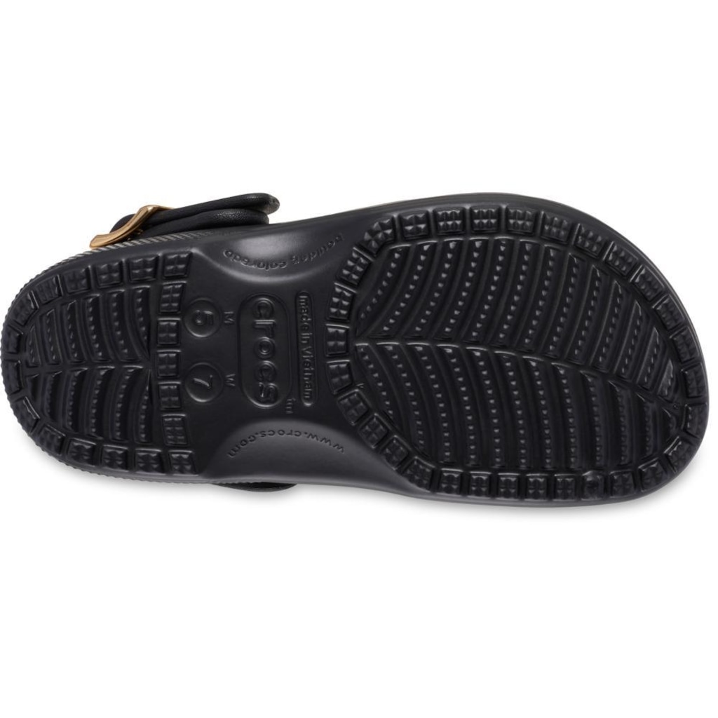 Imagem 5 do produto Sandália Crocs Classic Metallic Buckle Clog Black - Unissex