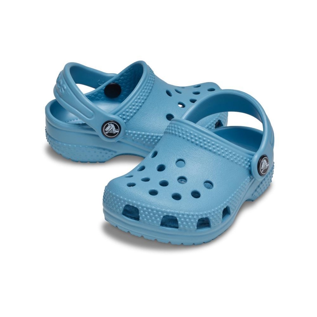 Imagem 3 do produto Sandália Crocs Infantil Classic Littles Elite Blue - Menina