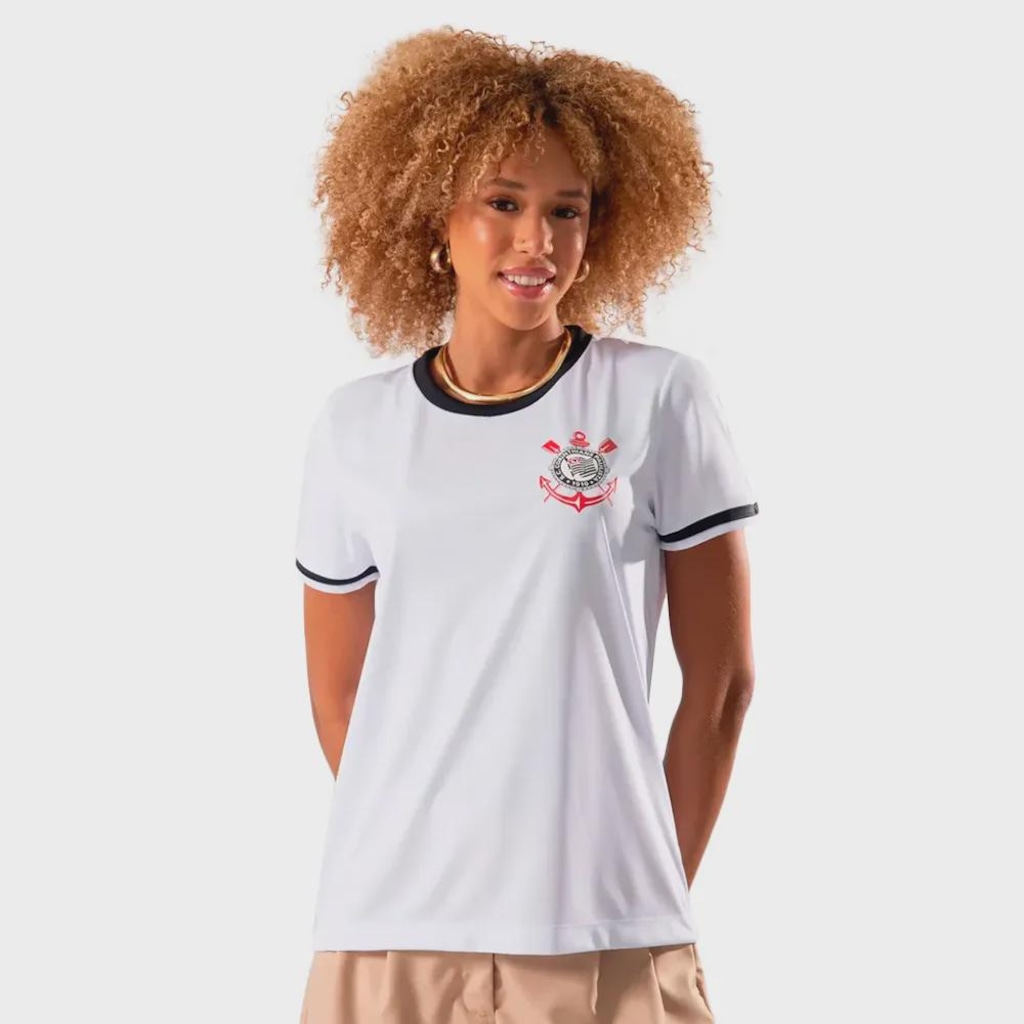 Imagem 2 do produto Camiseta Corinthians Braziline Lumina Feminina