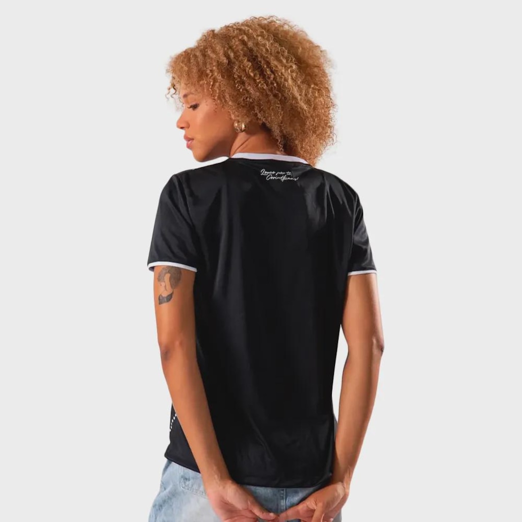 Imagem 3 do produto Camiseta do Corinthians Braziline Corinto Feminina