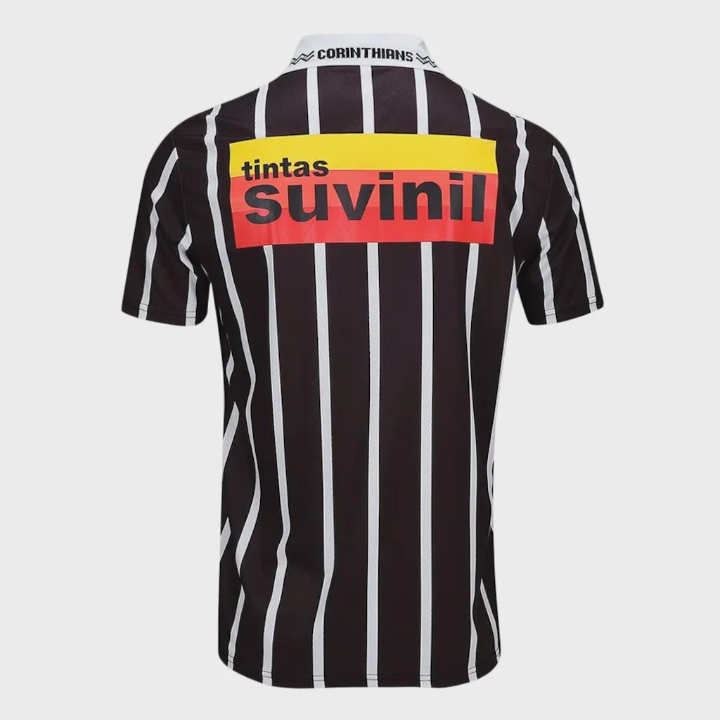 Imagem 2 do produto Camisa Polo Corinthians Coimbra Retrô Suvinil 1995 Masculina