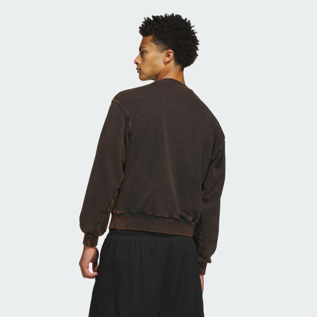 Imagem 3 do produto Blusão de Moletom adidas Premium Essentials Retro Washed Crew Unissex