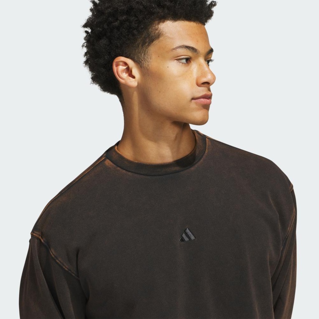 Imagem 5 do produto Blusão de Moletom adidas Premium Essentials Retro Washed Crew Unissex