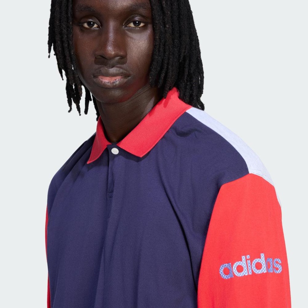 Imagem 5 do produto Camisa Polo Manga Longa adidas Estampada Masculina