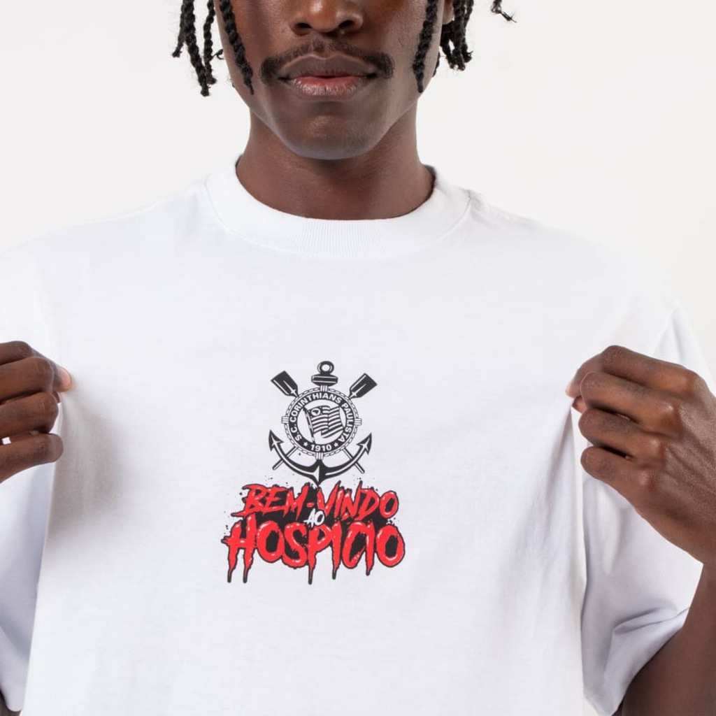 Imagem 3 do produto Camisa do Corinthians Surf Center Bem Vindo ao Hospício Masculina