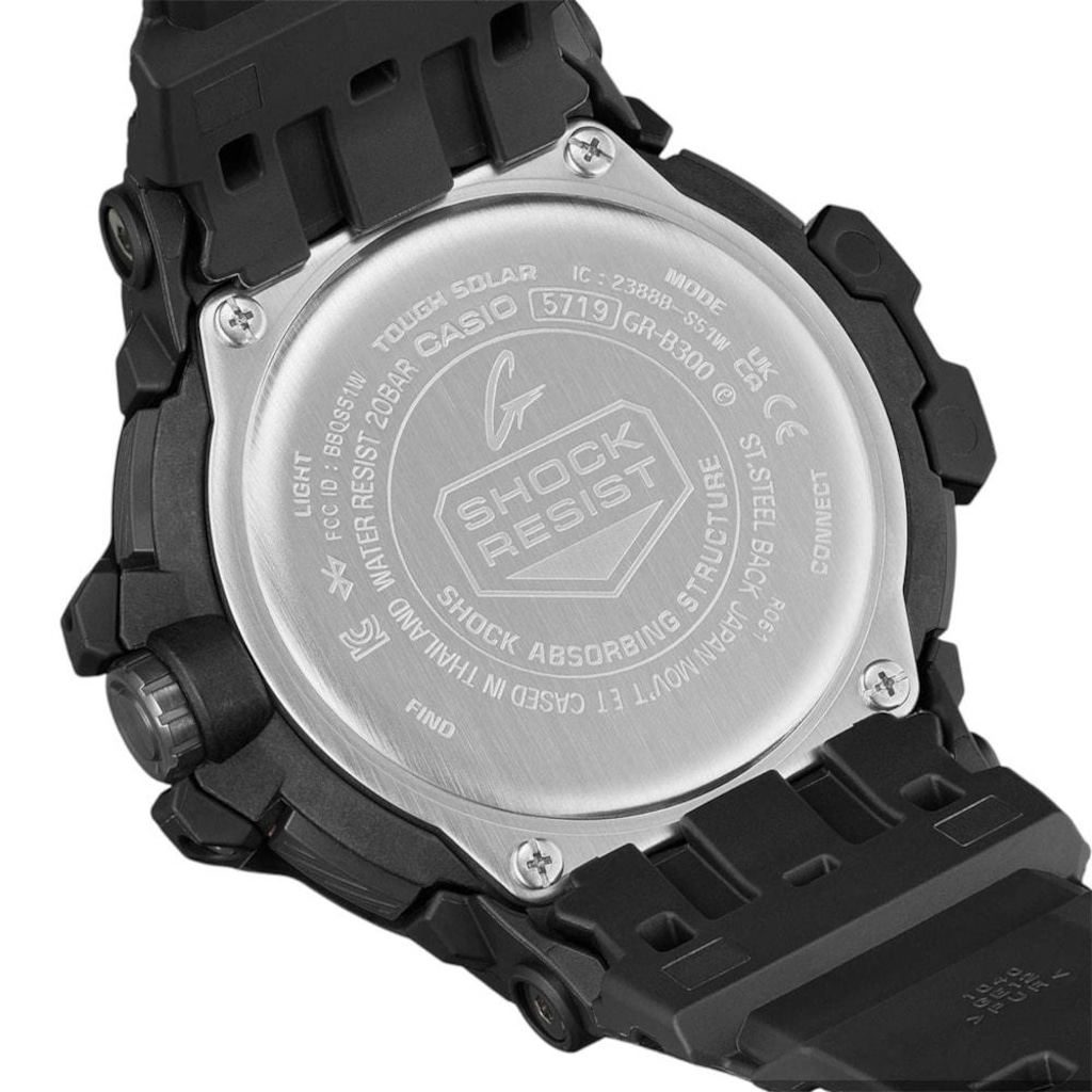 Imagem 5 do produto Relógio Casio G-SHOCK Gravity Master GR-B300-1A4DR Carbon Solar