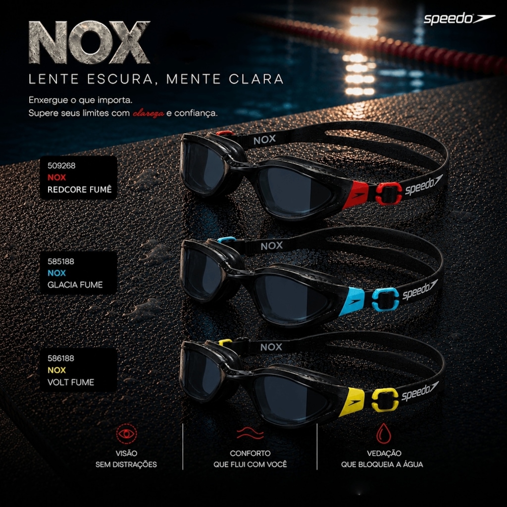 Imagem 4 do produto Óculos de Natação Adulto Speedo Nox