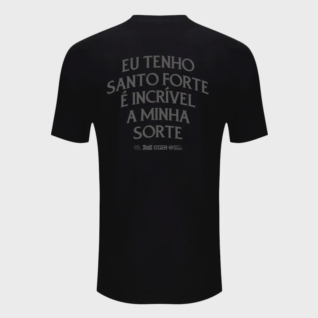 Imagem 2 do produto Camiseta Wanted Santos Oversized Santo Forte Masculino