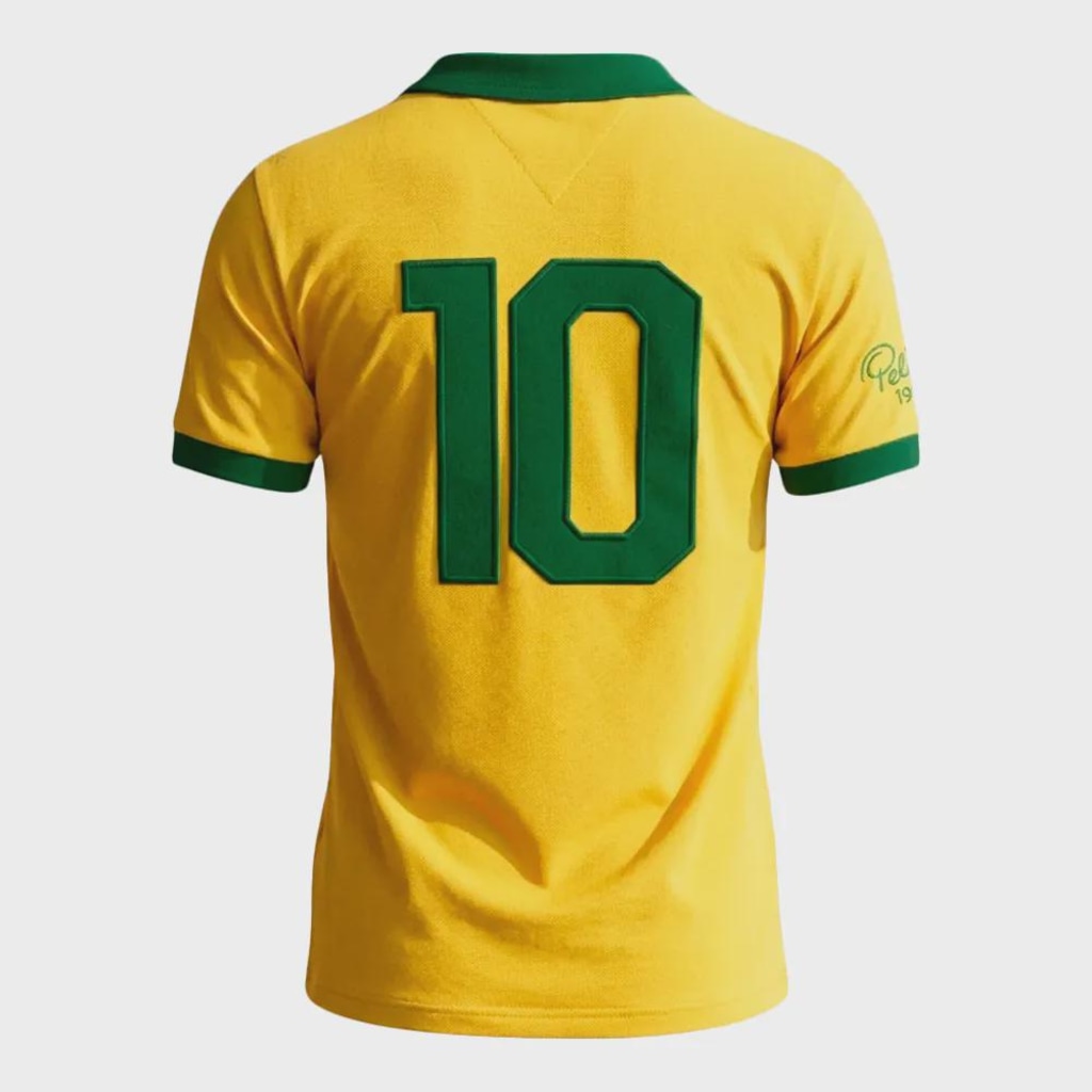 Imagem 2 do produto Camisa Polo Atheleta Brasil Retrô Pelé 1962 Masculina