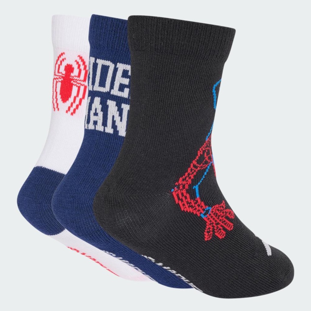 Imagem 4 do produto Kit Meias Cano Médio Marvel Spider-Man com 3 Pares Infantil