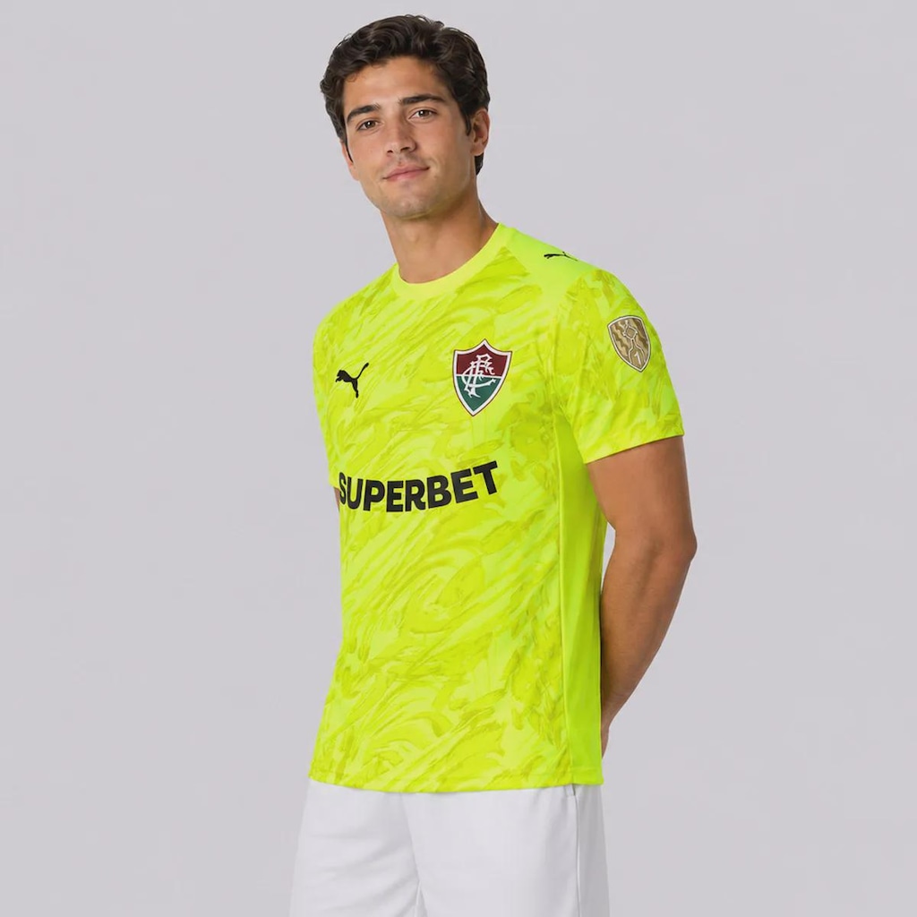 Imagem 3 do produto Camisa do Fluminense III Goleiro 26/27 Patch Libertadores Puma Masculina