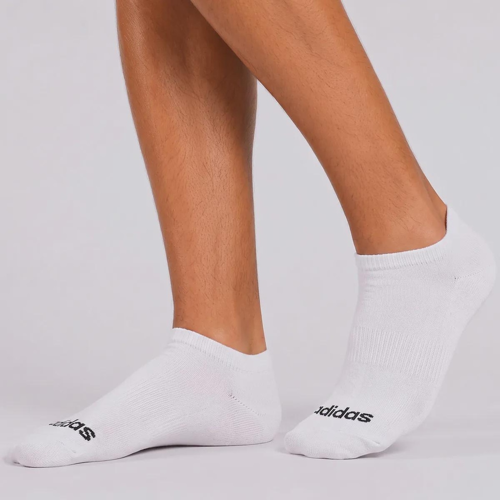 Imagem 4 do produto Kit Meia adidas Cano Baixo - 3 Pares