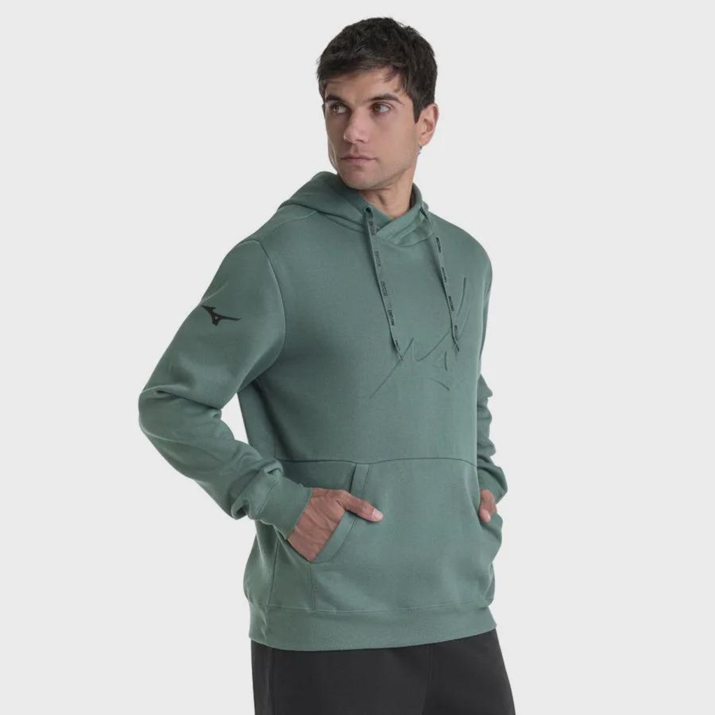 Imagem 2 do produto Blusão Moletom Mizuno Soft II Masculino