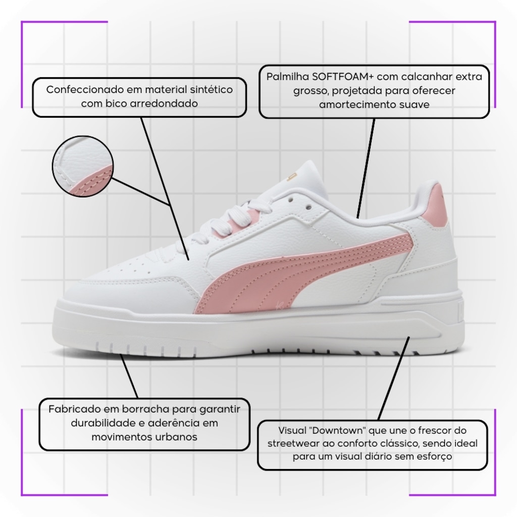 Imagem 3 do produto Tênis Puma Shuffle Downtown - Unissex