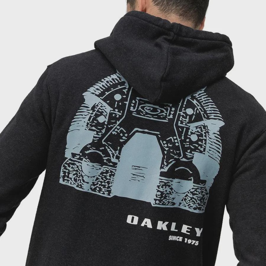 Imagem 2 do produto Moletom Oakley Canguru Bunker Hoodie Blackout - Masculino