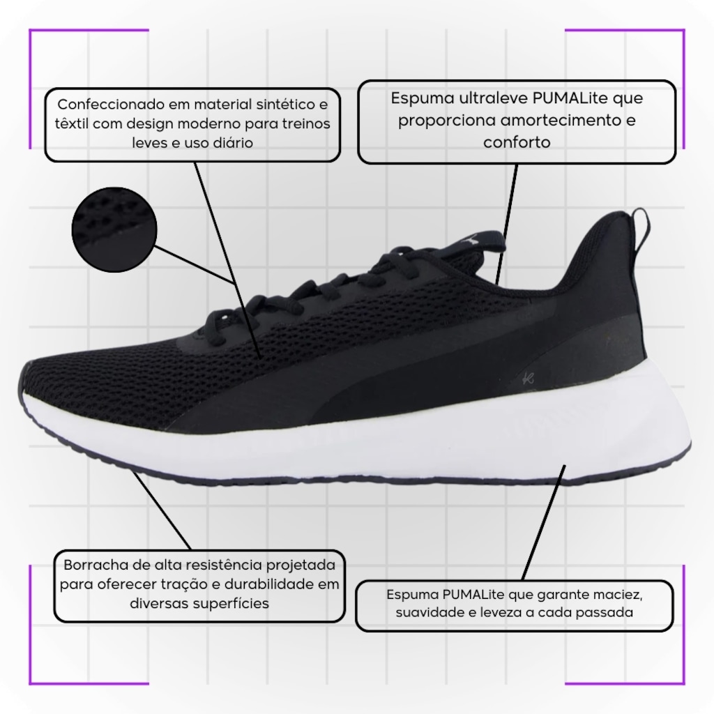 Imagem 3 do produto Tênis Puma Flyer Lite 3 Bdp - Masculino