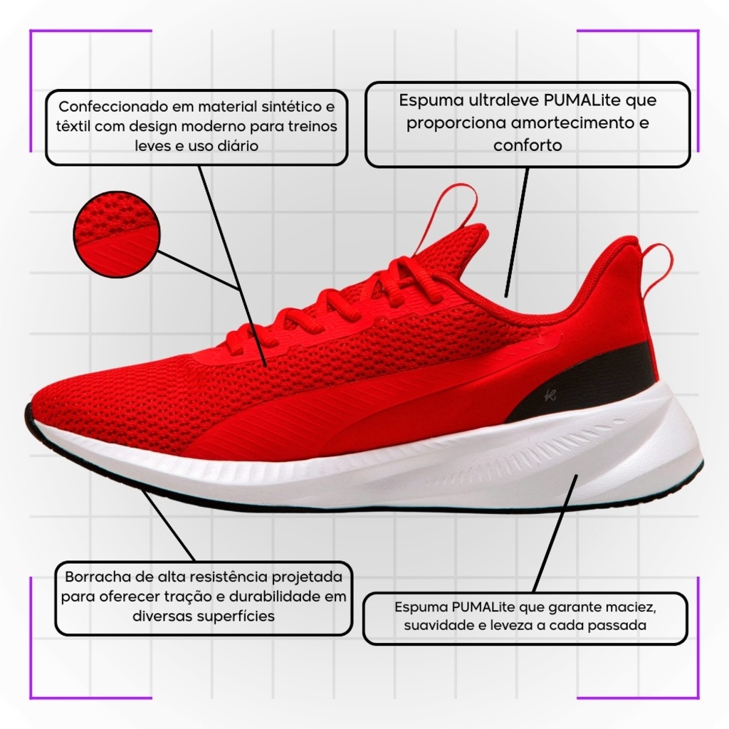 Imagem 3 do produto Tênis Puma Flyer Lite 3 Bdp - Masculino