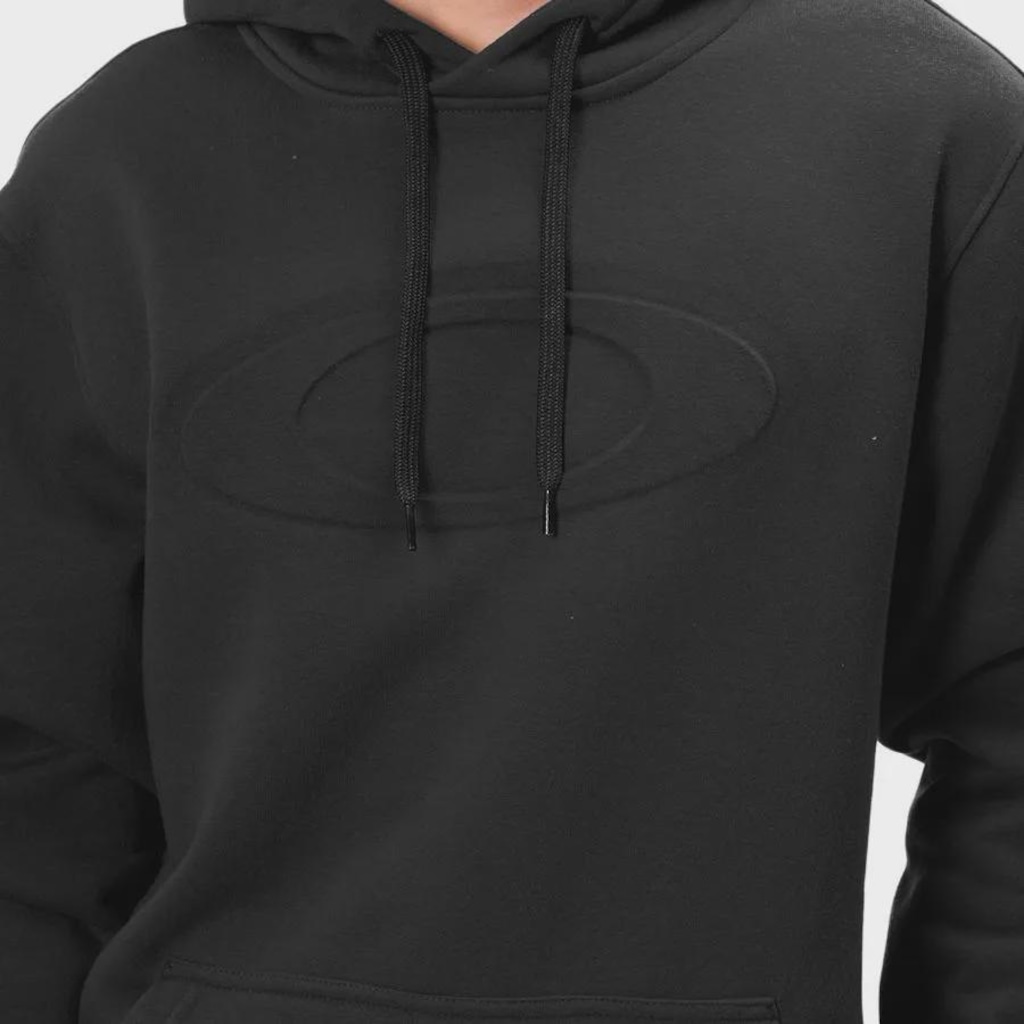 Imagem 3 do produto Moletom Masculino Oakley Big O 3D Logo Blackout - Masculino