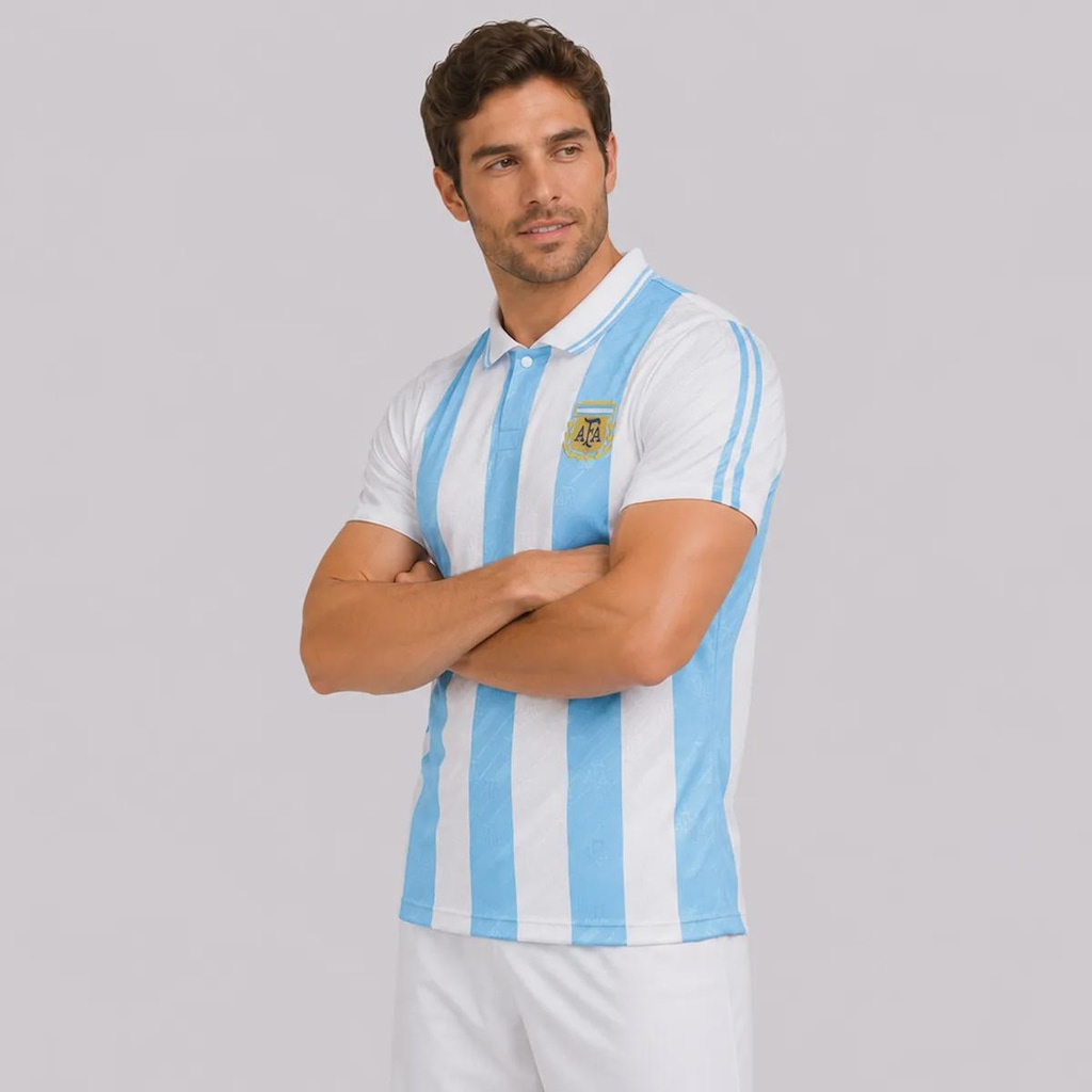 Imagem 3 do produto Camisa Argentina Retrô 1994 Listrada FutFanatics Masculina