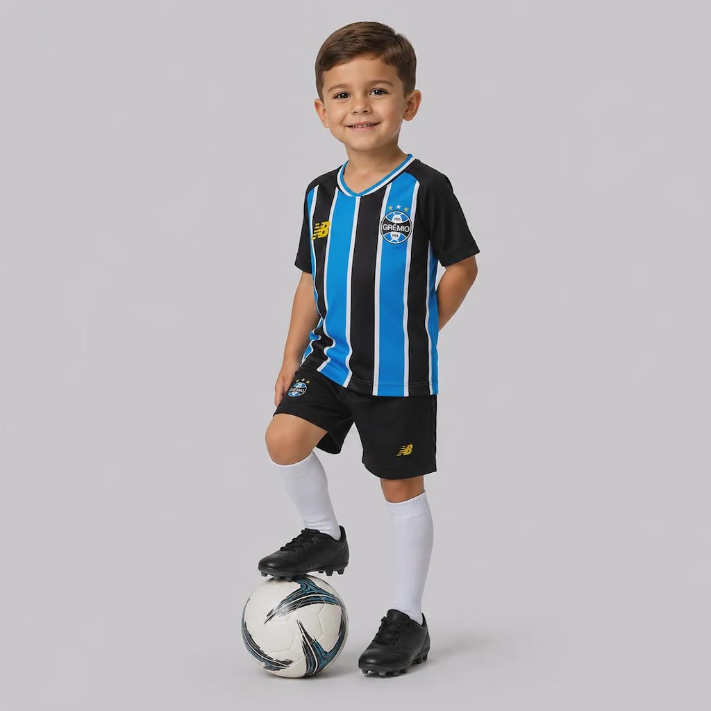 Imagem 2 do produto Kit Infantil New Balance Grêmio I 2026