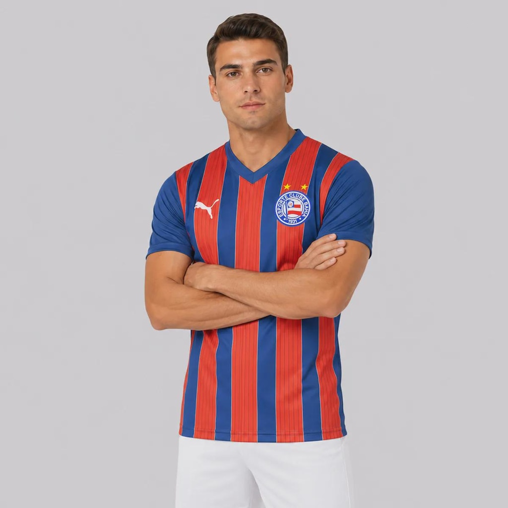 Imagem 2 do produto Camisa Puma Bahia II 2025 Estádio Masculina
