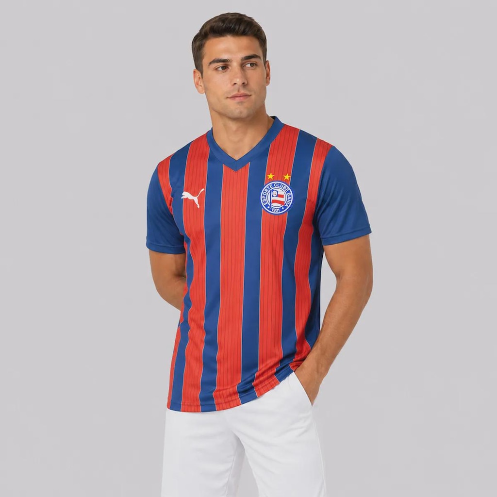 Imagem 3 do produto Camisa Puma Bahia II 2025 Estádio Masculina