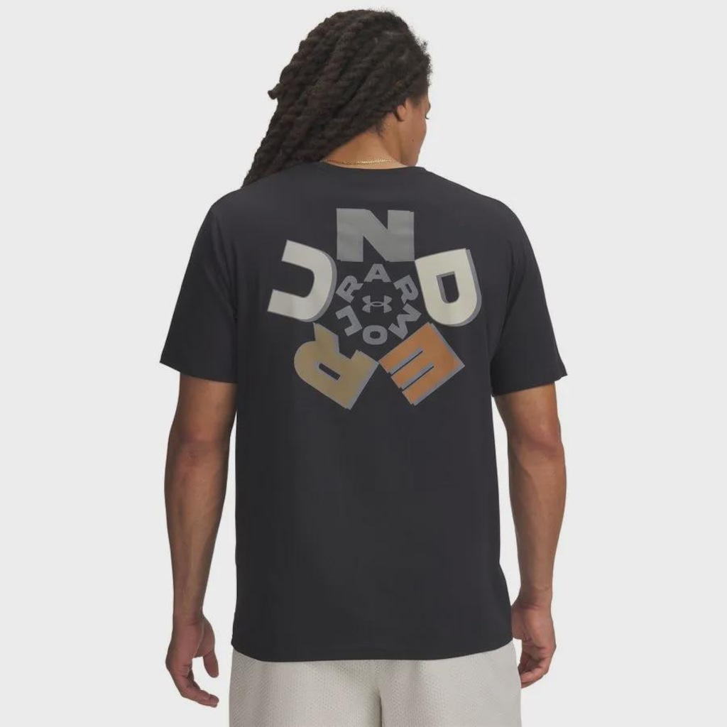 Imagem 2 do produto Camiseta de Treino Under Armour Radial Wordmark - Masculina