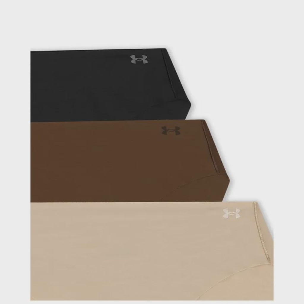 Imagem 3 do produto Kit Calcinhas Under Armour Pure Stretch com 3 Unidades - Adulto
