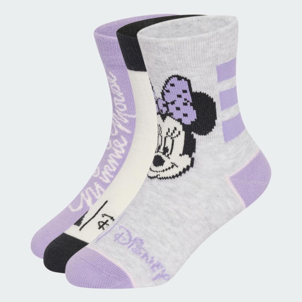 Imagem 2 do produto Kit Meias adidas x Disney Minnie Mouse com 3 Pares - Infantil