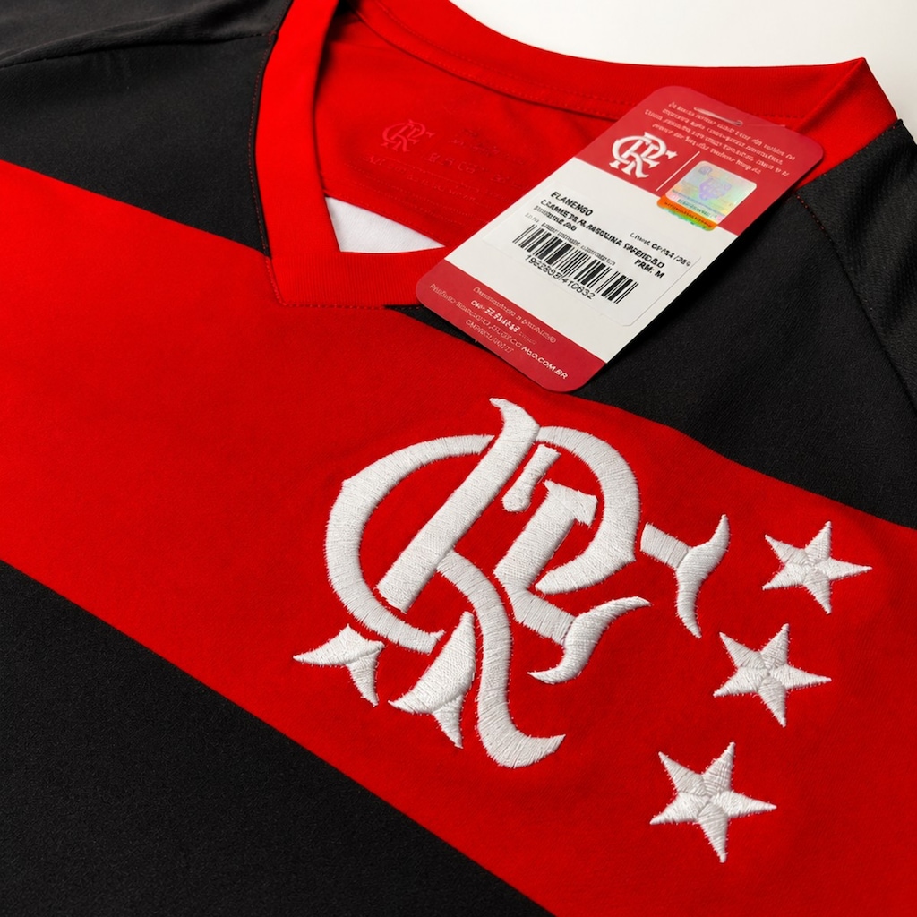 Imagem 3 do produto Camisa do Flamengo Tradição Rubro Negro Betel - Masculina