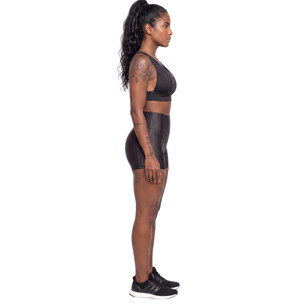 Imagem 3 do produto Conjunto Feminina Fitness Top Bojo e Short New Zig Vekyo Roupa De Academia Treino Musculação