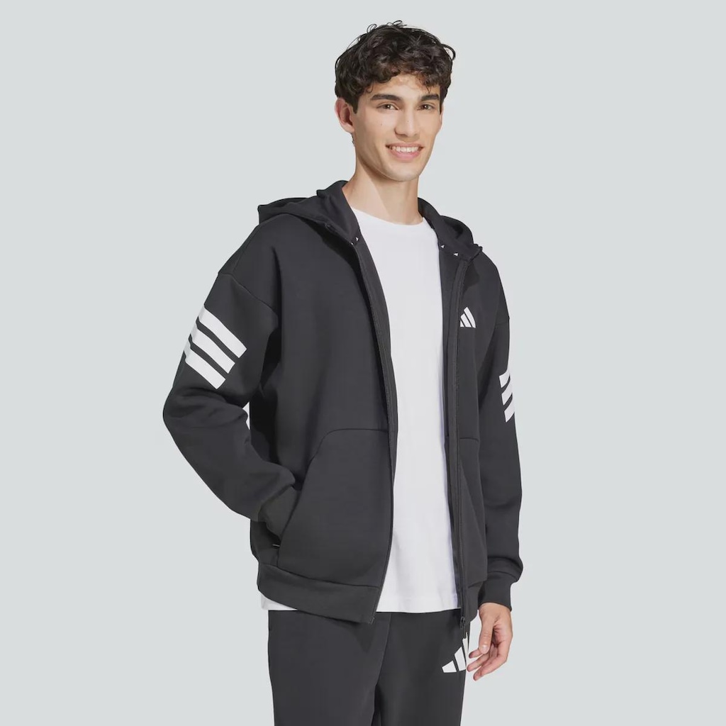 Imagem 3 do produto Jaqueta Moletom adidas 3 Listras Future Masculina