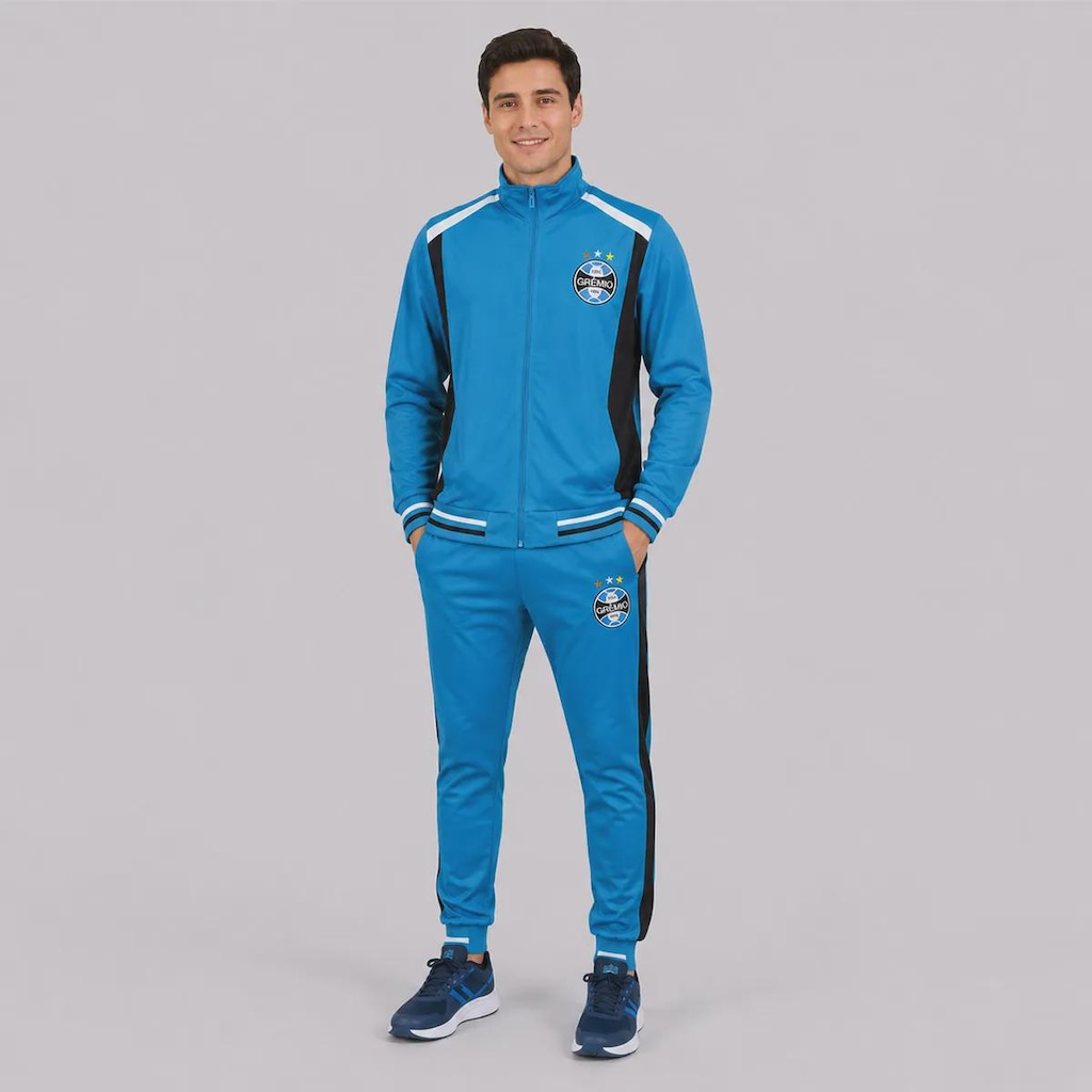Imagem 3 do produto Agasalho do Grêmio Trilobal Tricolor Masculina
