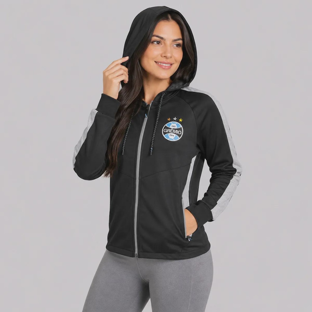 Imagem 3 do produto Jaqueta do Grêmio Skuba Tricolor Feminina