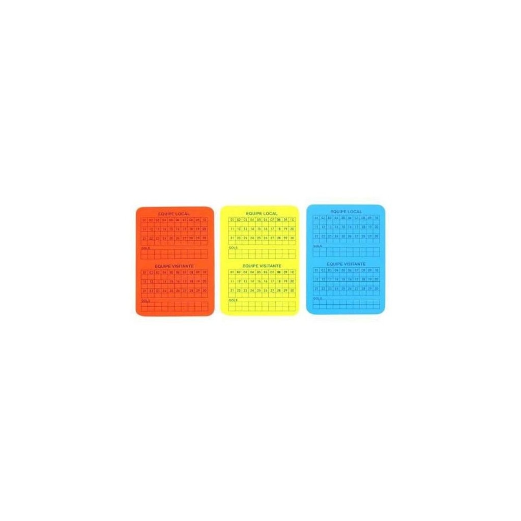Imagem 2 do produto Cartao De Arbitro Futsal Poker Pvc