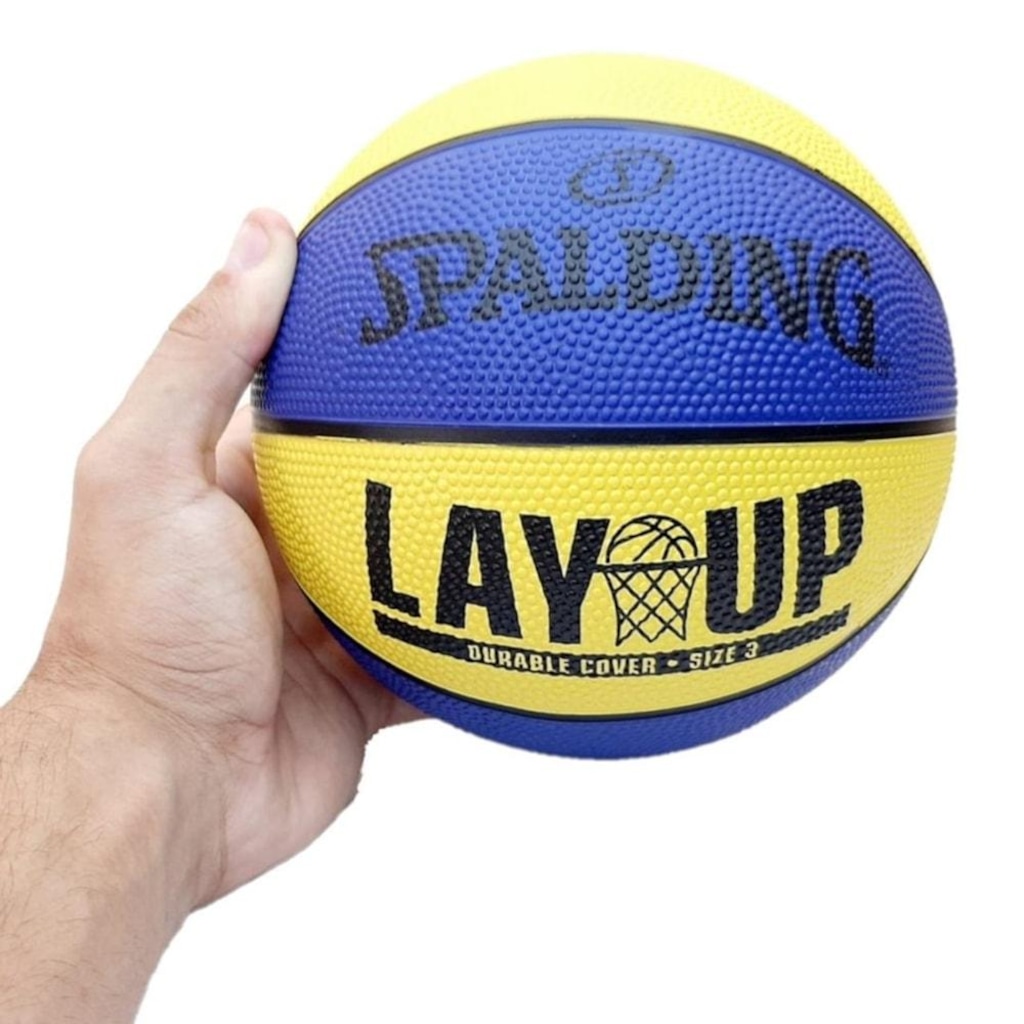 Imagem 2 do produto Bola Basquete Spalding Lay Up Baby Borracha Infantil