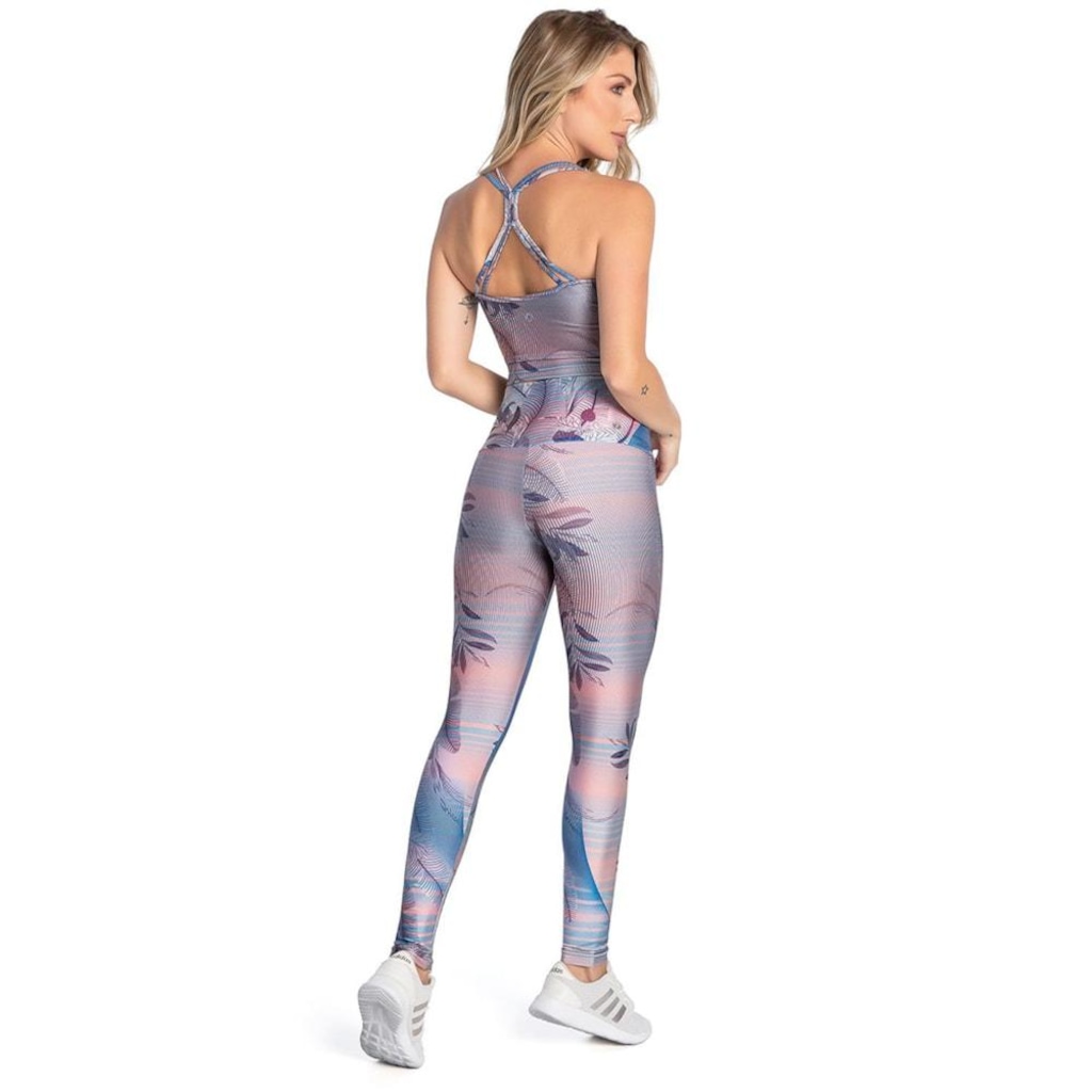 Imagem 2 do produto Calça Legging Trinys Trilobal Fit Estampada Feminina