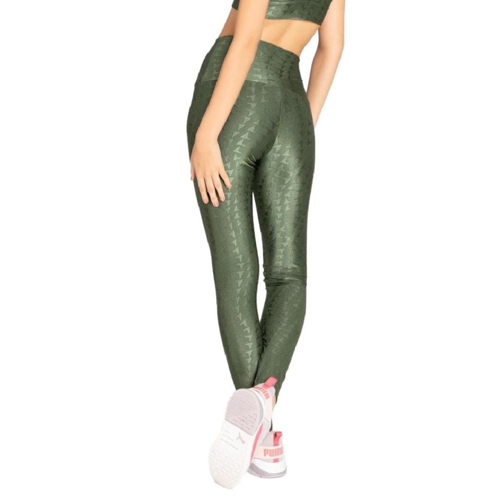 Imagem 2 do produto Calça Legging Trinys Jacquard Cos Alto Feminina