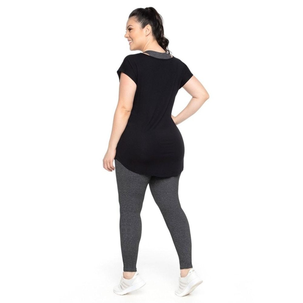 Imagem 2 do produto Calça Legging Plus Size Trinys Básica Suplex Power Feminina