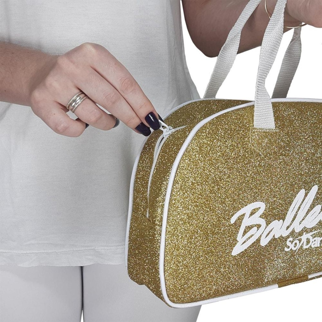 Imagem 2 do produto Bolsa de Mão Só Dança Com Gliter Feminina